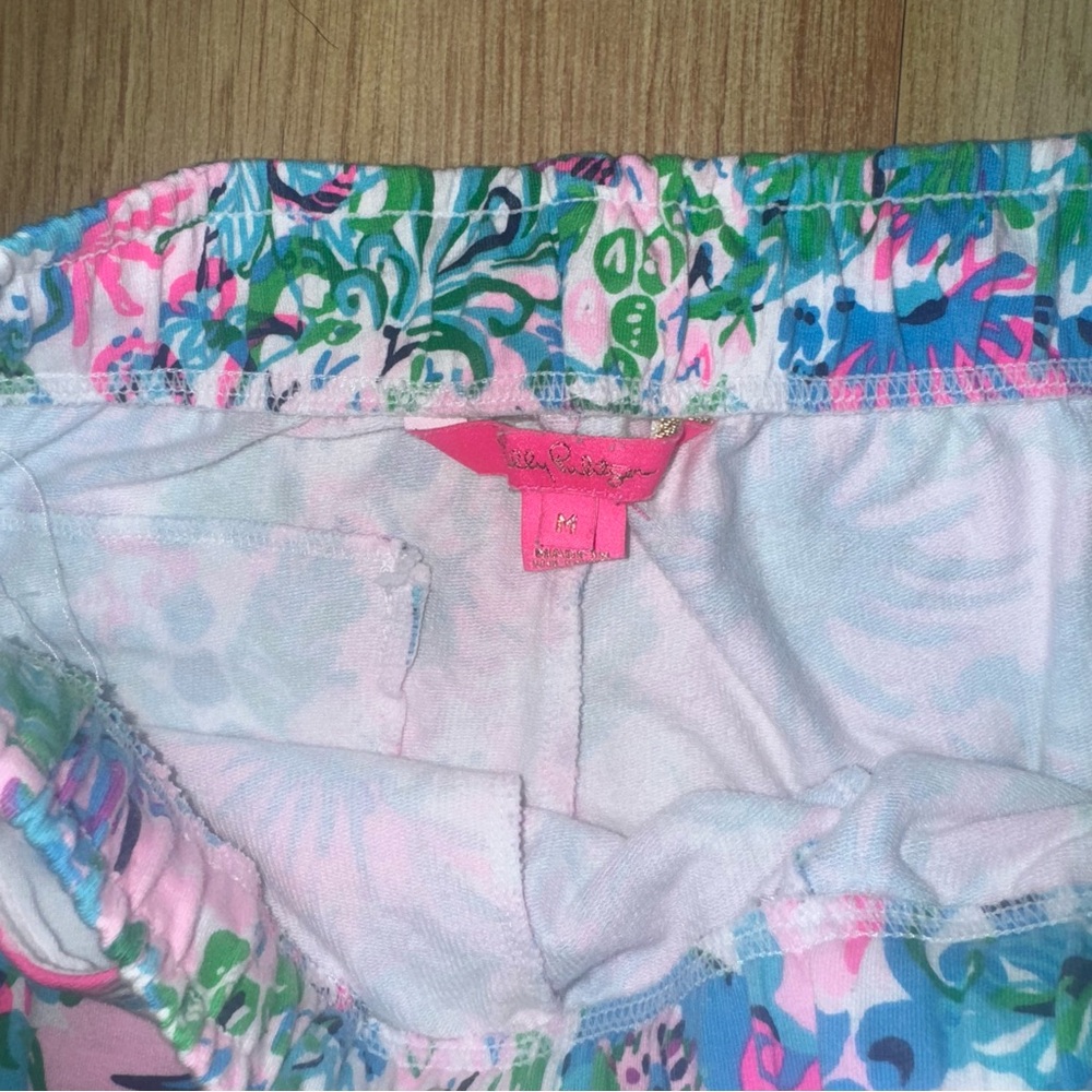 LILLY PULITZER size medium m Emora Knit Pant Mandevilla Baby Paradise - Picture 4 of 9